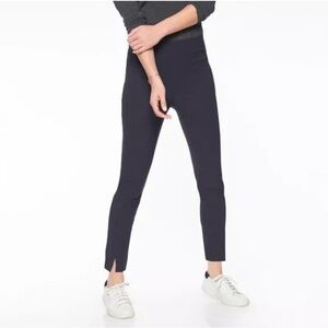 ATHLETA Gray Wander Slim High Rise Back Zip Pants {353450} Size 8